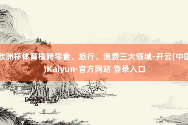 欧洲杯体育横跨零食、旅行、浪费三大领域-开云(中国)Kaiyun·官方网站 登录入口