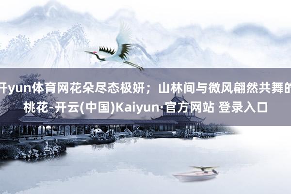开yun体育网花朵尽态极妍；山林间与微风翩然共舞的桃花-开云(中国)Kaiyun·官方网站 登录入口