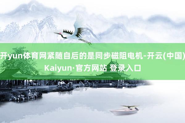 开yun体育网紧随自后的是同步磁阻电机-开云(中国)Kaiyun·官方网站 登录入口