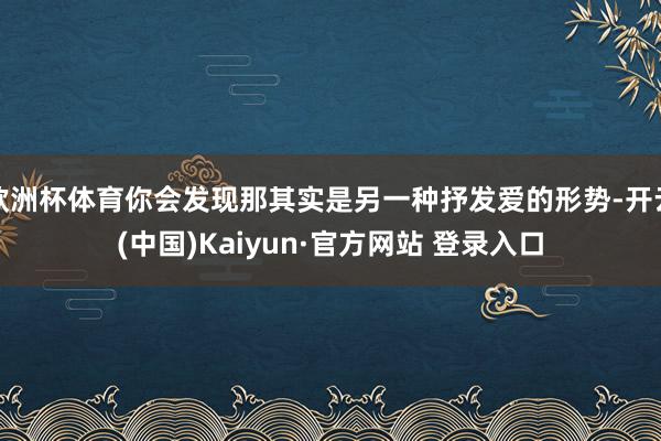 欧洲杯体育你会发现那其实是另一种抒发爱的形势-开云(中国)Kaiyun·官方网站 登录入口