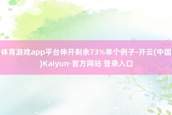 体育游戏app平台伸开剩余73%举个例子-开云(中国)Kaiyun·官方网站 登录入口