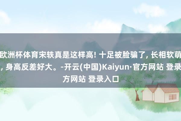 欧洲杯体育宋轶真是这样高! 十足被脸骗了, 长相软萌工致, 身高反差好大。-开云(中国)Kaiyun·官方网站 登录入口